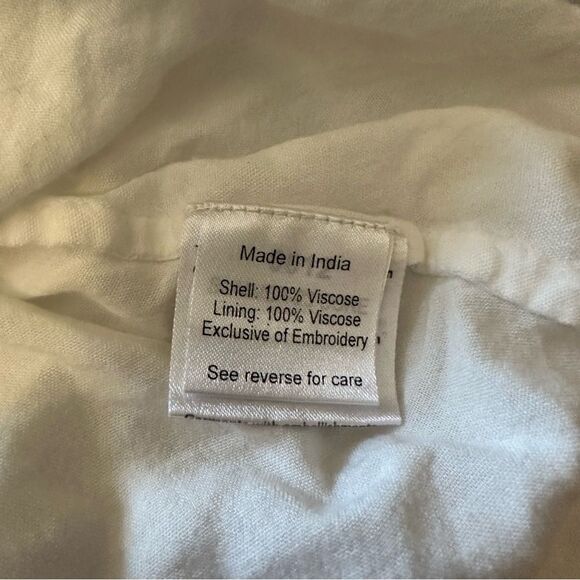 Rococo Sand Tessa Lace Tiered Mini Dress in White NWT Size Med Retail $490 - Picture 5 of 6